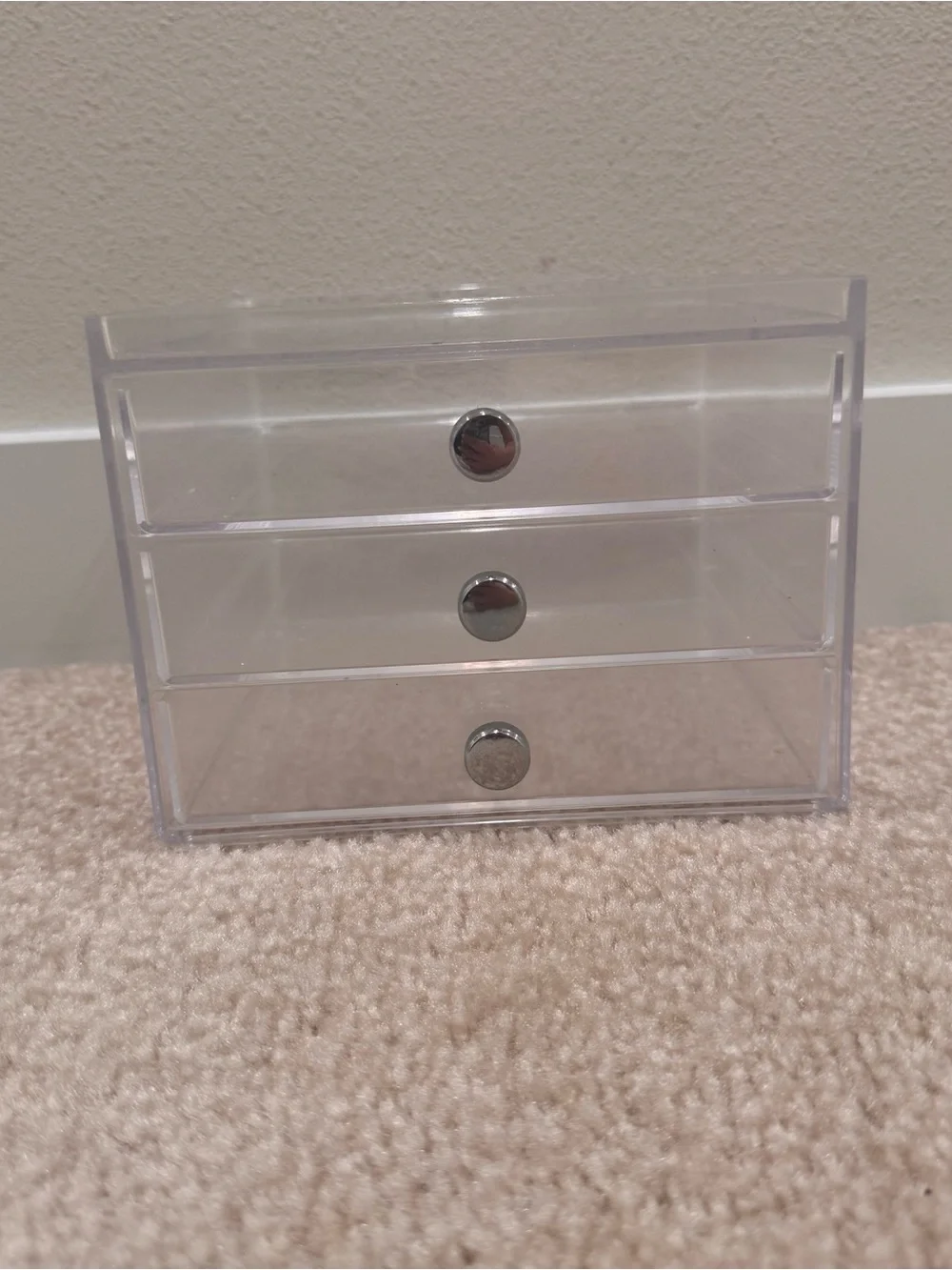 Clear 3-Drawer Acrylic Organizer -